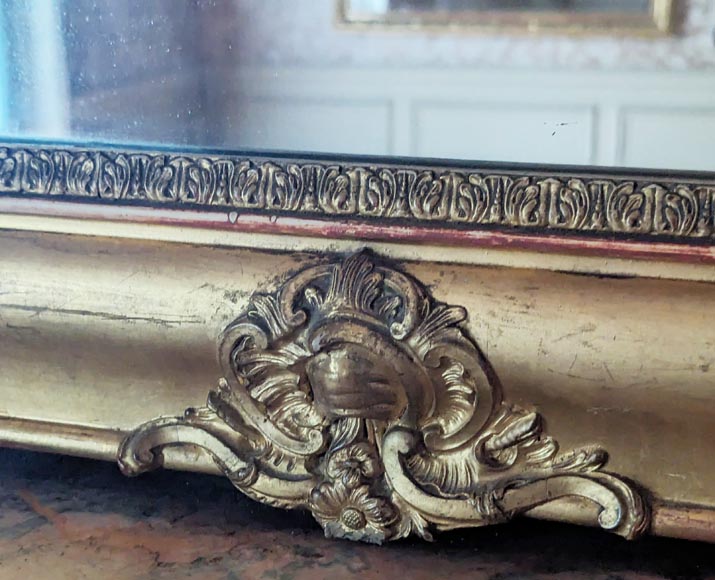 Trumeau doré de style Napoléon III Trumeau doré de style Napoléon III-6