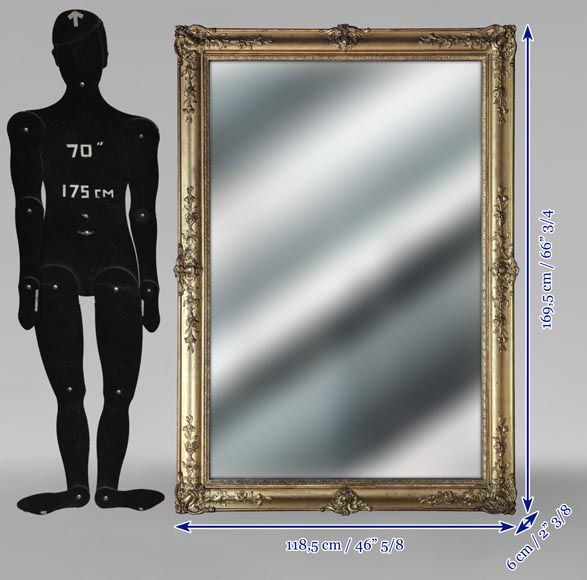 Trumeau doré de style Napoléon III Trumeau doré de style Napoléon III-7