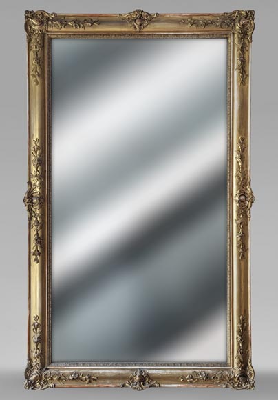 Trumeau doré de style Napoléon III au décor végétal Trumeau doré de style Napoléon III au décor végétal-0