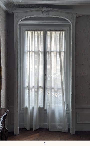 Paire de boîtes à rideau de style Napoléon III Paire de boîtes à rideau de style Napoléon III-3