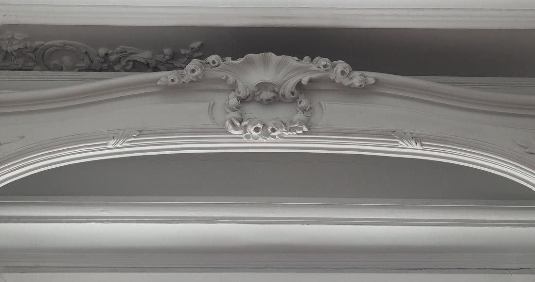 Paire de boîtes à rideau de style Napoléon III Paire de boîtes à rideau de style Napoléon III-4