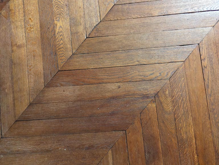 Lot d'environ 17 m² de parquet en point de hongrie Lot d'environ 17 m² de parquet en point de hongrie-6