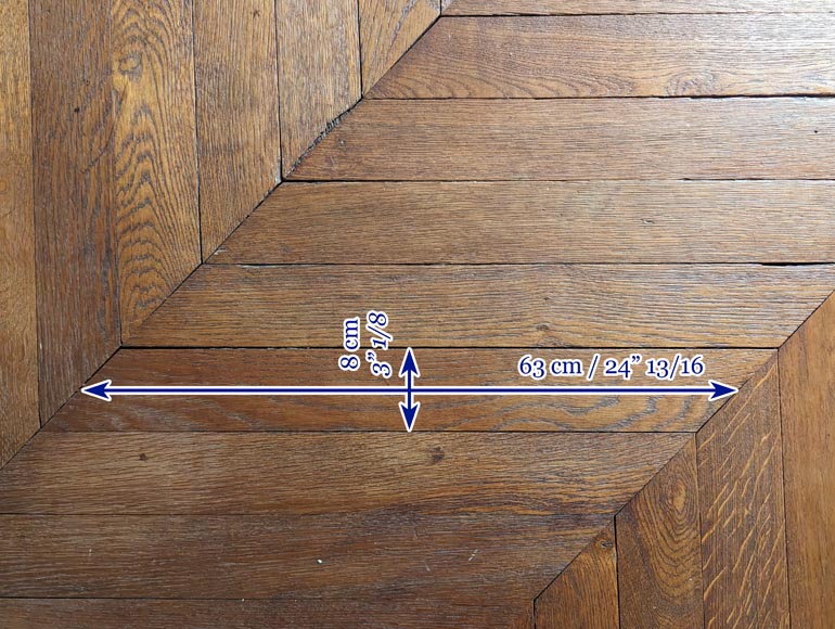 Lot d'environ 17 m² de parquet en point de hongrie Lot d'environ 17 m² de parquet en point de hongrie-7