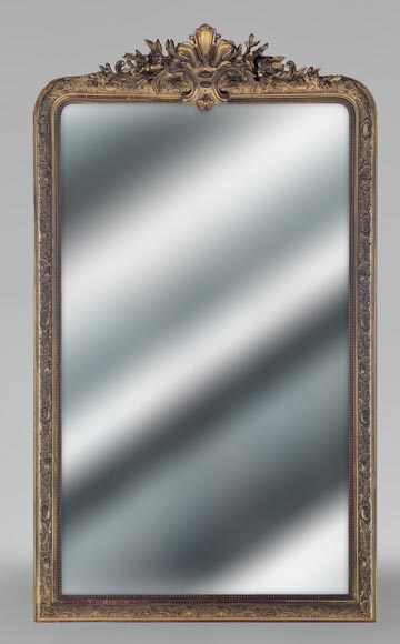 Trumeau doré de style Régence Trumeau doré de style Régence-0