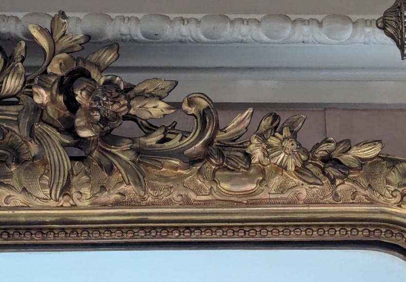 Trumeau doré de style Régence Trumeau doré de style Régence-3