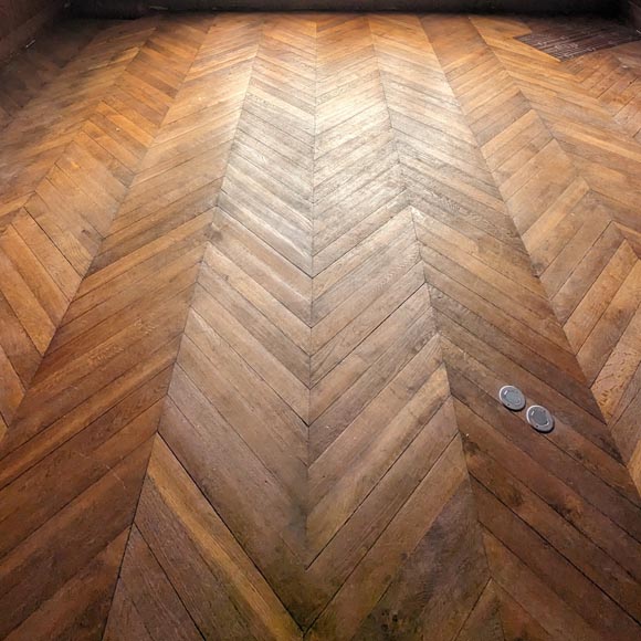 Lot de 18 m² de parquet Point de Hongrie Lot de 18 m² de parquet Point de Hongrie-0