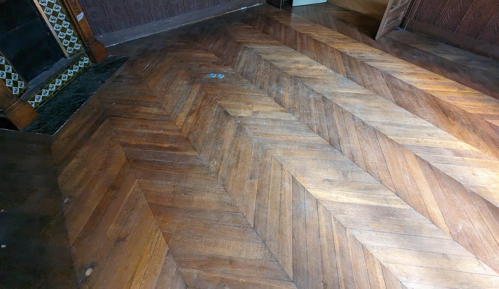 Lot de 18 m² de parquet Point de Hongrie Lot de 18 m² de parquet Point de Hongrie-2