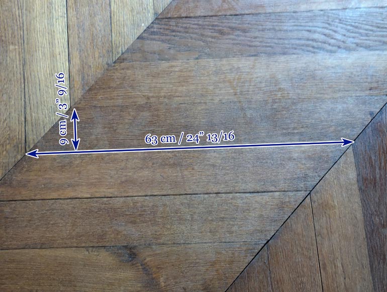 Lot de 11 m² de parquet Point de Hongrie Lot de 11 m² de parquet Point de Hongrie-6