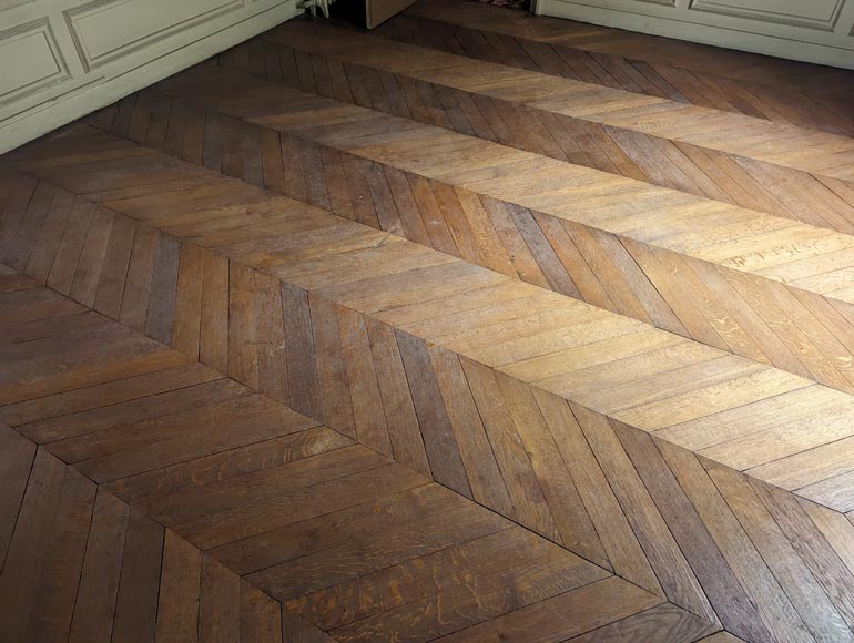 Lot de 14 m² de parquet Point de Hongrie Lot de 14 m² de parquet Point de Hongrie-1