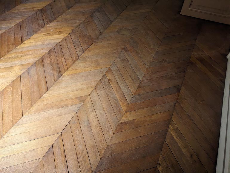 Lot de 14 m² de parquet Point de Hongrie Lot de 14 m² de parquet Point de Hongrie-2