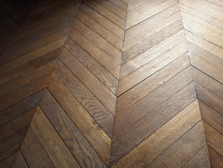 Lot de 14 m² de parquet Point de Hongrie Lot de 14 m² de parquet Point de Hongrie-4