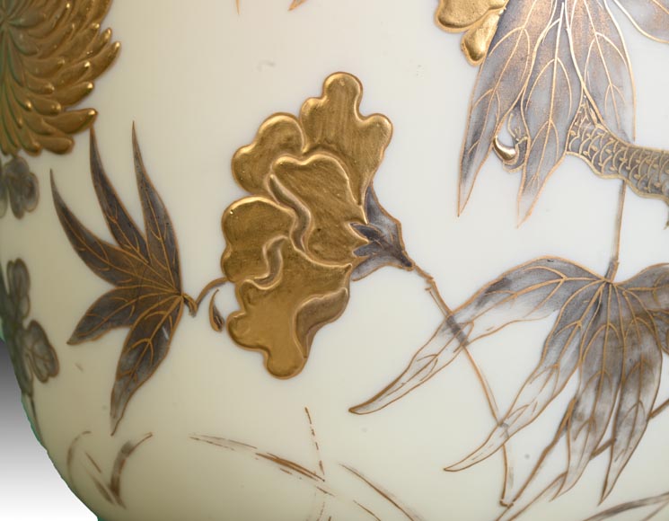 Jules Barbe pour Thomas Webb (attribué à), Vase japonisant aux dragons, fin du XIXe siècle Jules Barbe pour Thomas Webb (attribué à), Vase japonisant aux dragons, fin du XIXe siècle-11