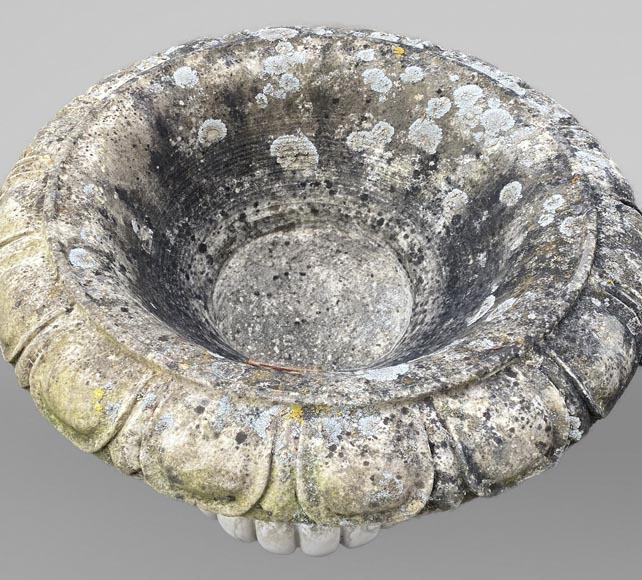 Paire de vase Médicis en marbre blanc, 1980 Paire de vase Médicis en marbre blanc, 1980-7