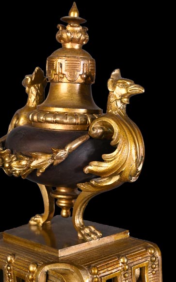 H&F Paris, Cartel aux quatre espagnolettes, XIXe siècle H&F Paris, Cartel aux quatre espagnolettes, XIXe siècle-10