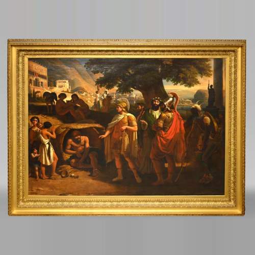 Jean-Auguste BARD, Alexandre et Diogène, 1838, Salon de 1839