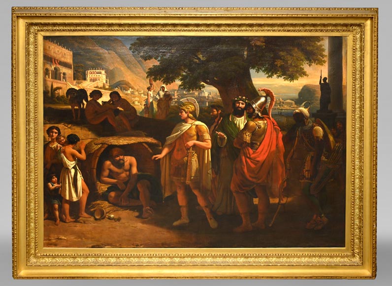Jean-Auguste BARD, Alexandre et Diogène, 1838, Salon de 1839 Jean-Auguste BARD, Alexandre et Diogène, 1838, Salon de 1839-0