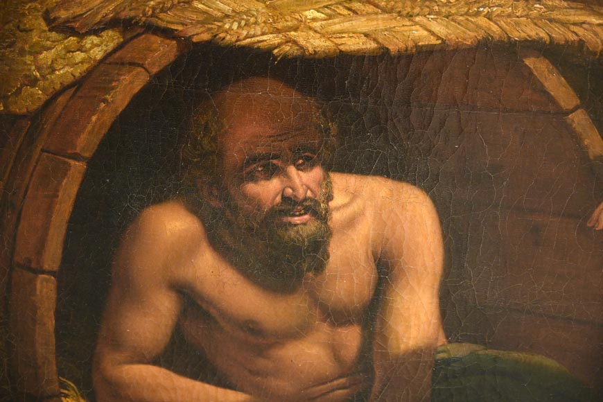 Jean-Auguste BARD, Alexandre et Diogène, 1838, Salon de 1839 Jean-Auguste BARD, Alexandre et Diogène, 1838, Salon de 1839-3