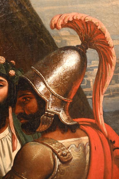 Jean-Auguste BARD, Alexandre et Diogène, 1838, Salon de 1839 Jean-Auguste BARD, Alexandre et Diogène, 1838, Salon de 1839-7