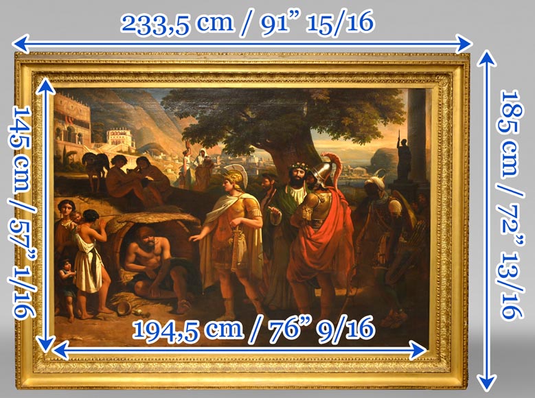 Jean-Auguste BARD, Alexandre et Diogène, 1838, Salon de 1839 Jean-Auguste BARD, Alexandre et Diogène, 1838, Salon de 1839-17