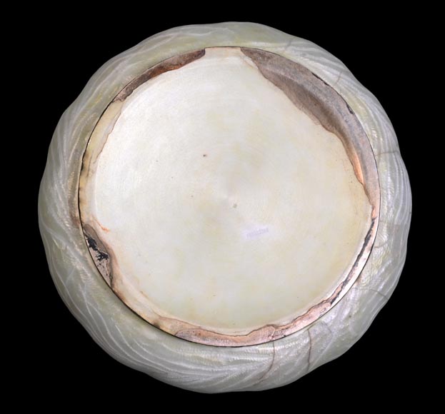 Eugène FEUILLÂTRE, Encrier « pavot », vers 1898 Eugène FEUILLÂTRE, Encrier « pavot », vers 1898-8