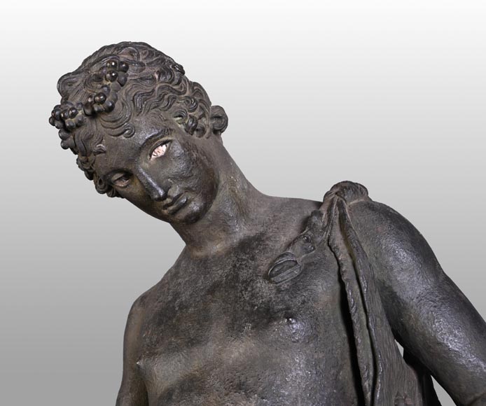 Horloger parisien, Pendule au « Narcisse » de Pompéi, fin du XIXe siècle Horloger parisien, Pendule au « Narcisse » de Pompéi, fin du XIXe siècle-6