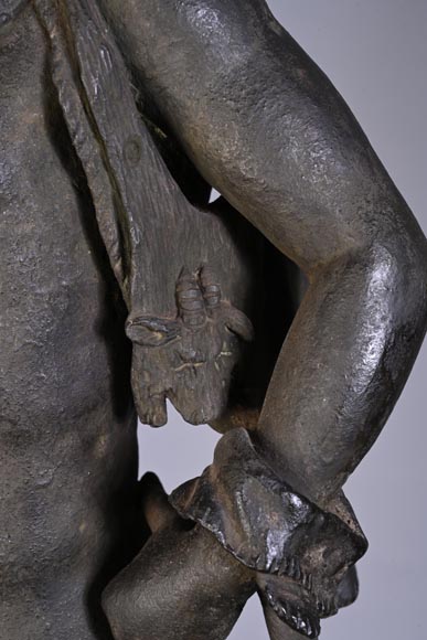 Horloger parisien, Pendule au « Narcisse » de Pompéi, fin du XIXe siècle Horloger parisien, Pendule au « Narcisse » de Pompéi, fin du XIXe siècle-7