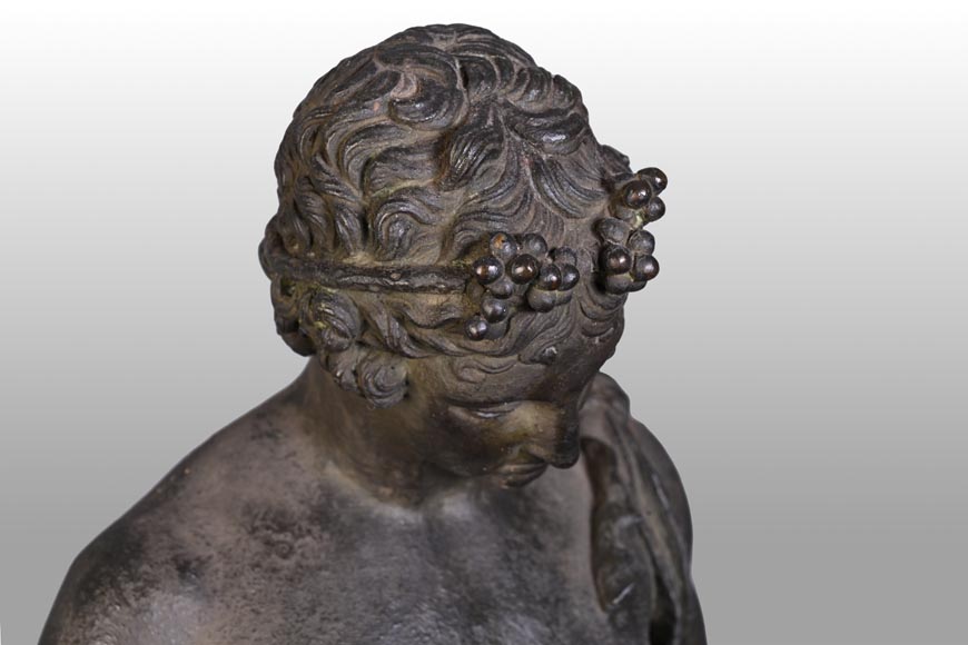 Horloger parisien, Pendule au « Narcisse » de Pompéi, fin du XIXe siècle Horloger parisien, Pendule au « Narcisse » de Pompéi, fin du XIXe siècle-13