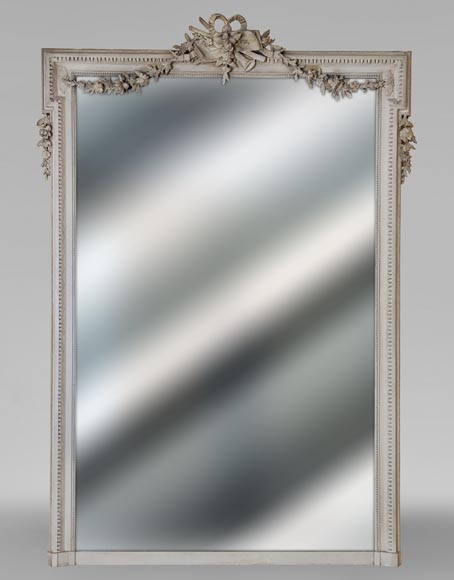 Trumeau de style Louis XVI aux instruments de musique Trumeau de style Louis XVI aux instruments de musique-0