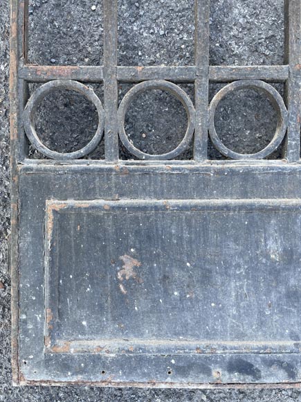 Paire de Portail à double battant en fonte, avec son châssis Paire de Portail à double battant en fonte, avec son châssis-6