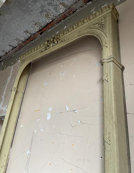 Ensemble de trois boîtes à rideaux en bois sculpté, époque Louis XVI Ensemble de trois boîtes à rideaux en bois sculpté, époque Louis XVI-6