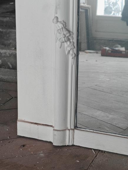 Trumeau de style Louis XV décoré d'une belle coquille Trumeau de style Louis XV décoré d'une belle coquille-5