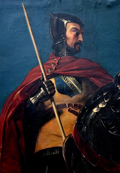 E. BRUN d’après Jules-Claude ZIEGLER, Portrait de Louis de Champagne, comte de Sancerre, 1920 E. BRUN d’après Jules-Claude ZIEGLER, Portrait de Louis de Champagne, comte de Sancerre, 1920-2