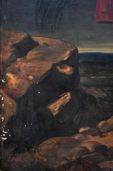 E. BRUN d’après Jules-Claude ZIEGLER, Portrait de Louis de Champagne, comte de Sancerre, 1920 E. BRUN d’après Jules-Claude ZIEGLER, Portrait de Louis de Champagne, comte de Sancerre, 1920-9