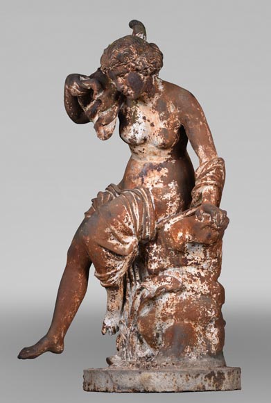 Fonderie DUCEL d’après Pierre LOISON, Jeune fille à la conque, milieu du XIXe siècle Fonderie DUCEL d’après Pierre LOISON, Jeune fille à la conque, milieu du XIXe siècle-7