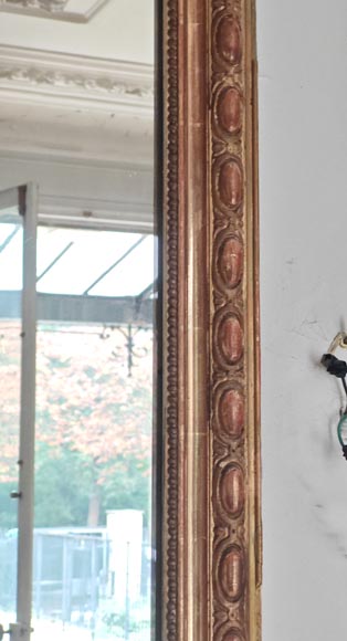 Trumeau de style Louis XV doré orné d'une palmette ajourée Trumeau de style Louis XV doré orné d'une palmette ajourée-4