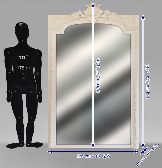 Trumeau de style Napoléon III orné d'un mufle de lion Trumeau de style Napoléon III orné d'un mufle de lion-9