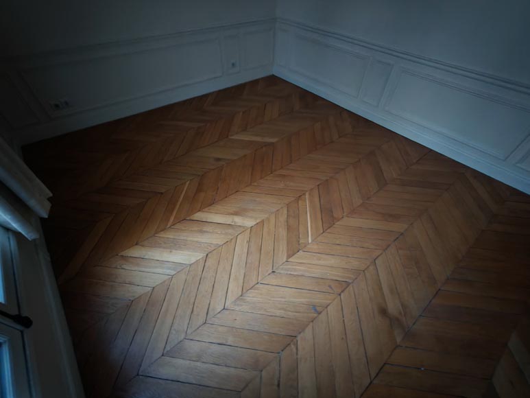 Lot de 9 m² de parquet Point de Hongrie Lot de 9 m² de parquet Point de Hongrie-2