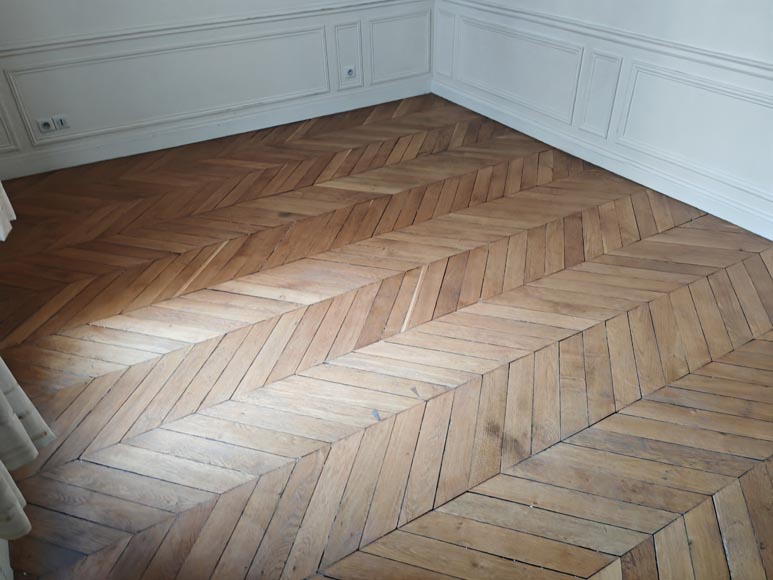 Lot de 9 m² de parquet Point de Hongrie Lot de 9 m² de parquet Point de Hongrie-3