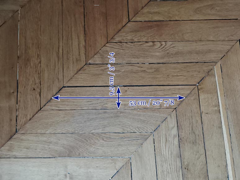 Lot de 9 m² de parquet Point de Hongrie Lot de 9 m² de parquet Point de Hongrie-5