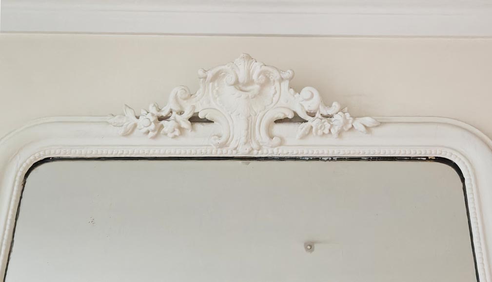 Trumeau de style Louis XV surmonté d'une coquille Trumeau de style Louis XV surmonté d'une coquille-1