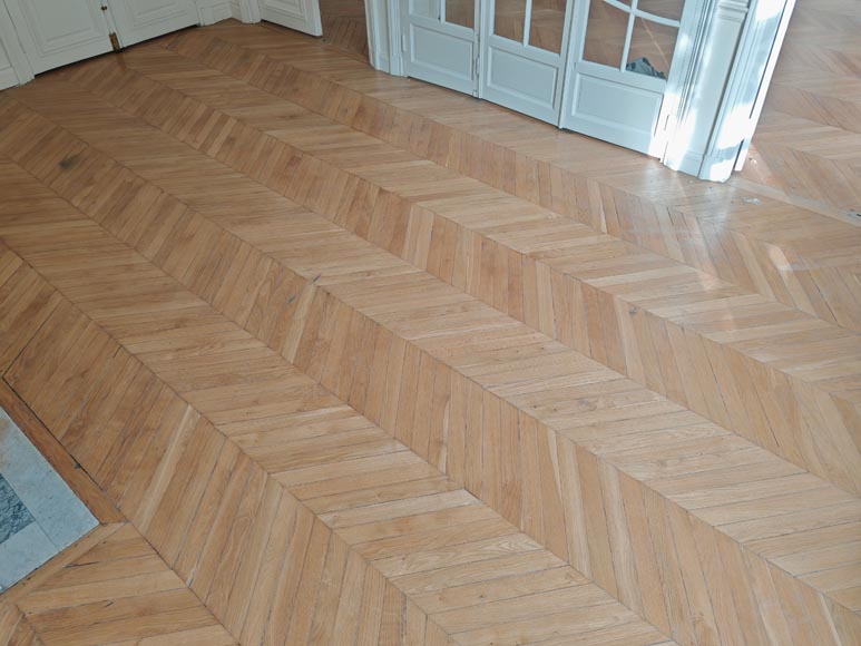 Lot de 23 m² de parquet point de Hongrie Lot de 23 m² de parquet point de Hongrie-1