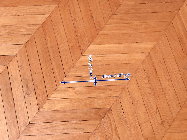 Lot de 18 m² de parquet point de Hongrie Lot de 18 m² de parquet point de Hongrie-3