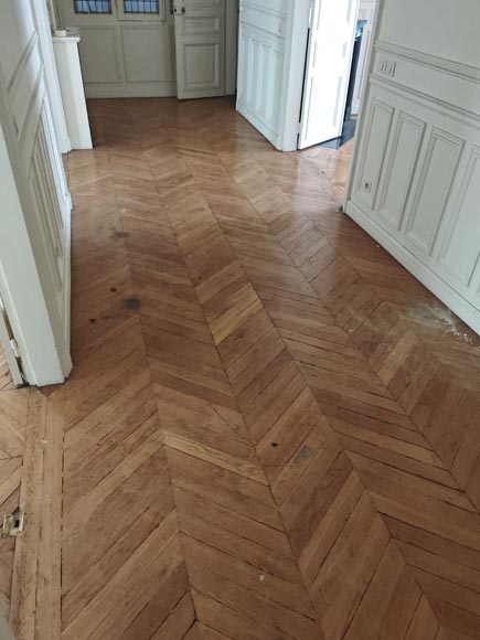 Lot de 12 m² de parquet point de Hongrie Lot de 12 m² de parquet point de Hongrie-1