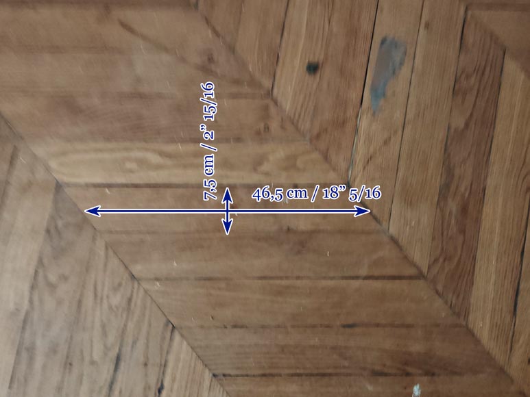 Lot de 12 m² de parquet point de Hongrie Lot de 12 m² de parquet point de Hongrie-4