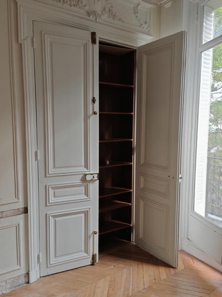 Paire de doubles portes moulurées Paire de doubles portes moulurées-12