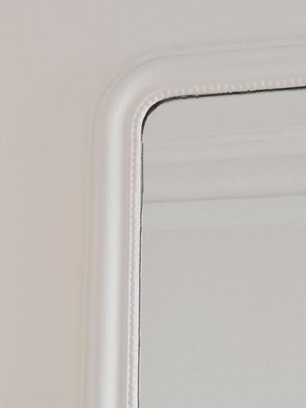 Trumeau de style Louis XVI décoré d'une frise de perles Trumeau de style Louis XVI décoré d'une frise de perles-2