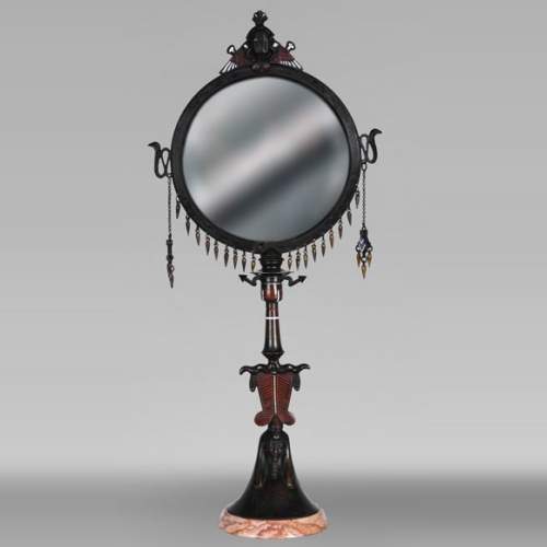 Giuseppe PARVIS (attribué à), Miroir égyptisant, vers 1900