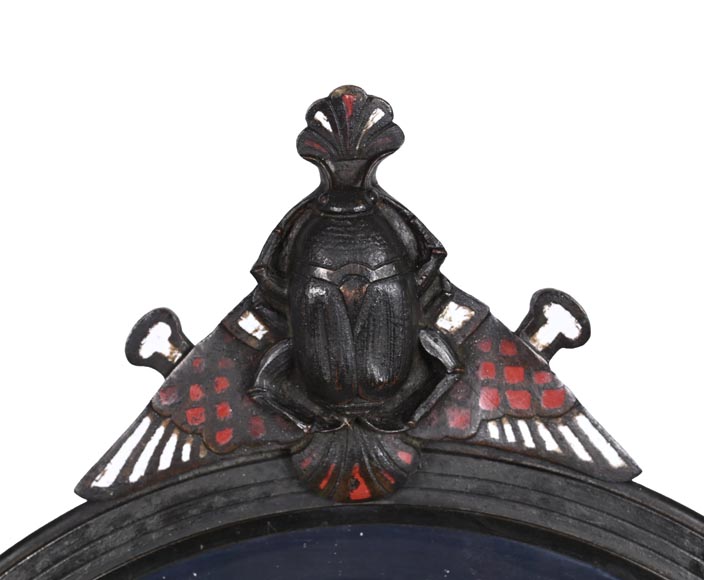 Giuseppe PARVIS (attribué à), Miroir égyptisant, vers 1900 Giuseppe PARVIS (attribué à), Miroir égyptisant, vers 1900-6