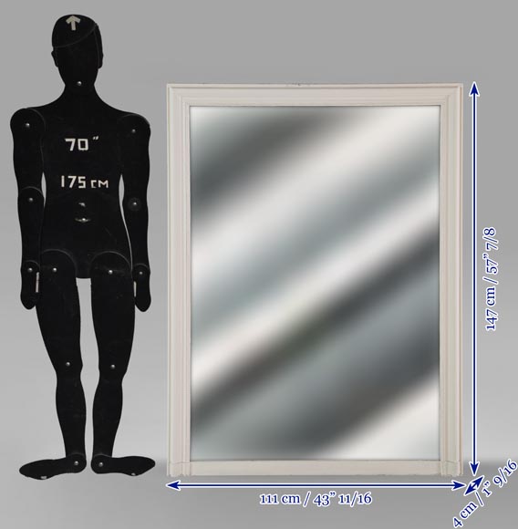 Trumeau de style Louis XVI décoré d'une frise de perles Trumeau de style Louis XVI décoré d'une frise de perles-5