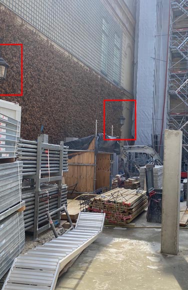 Superbe ensemble de quatre lanternes de style Régence Superbe ensemble de quatre lanternes de style Régence-3